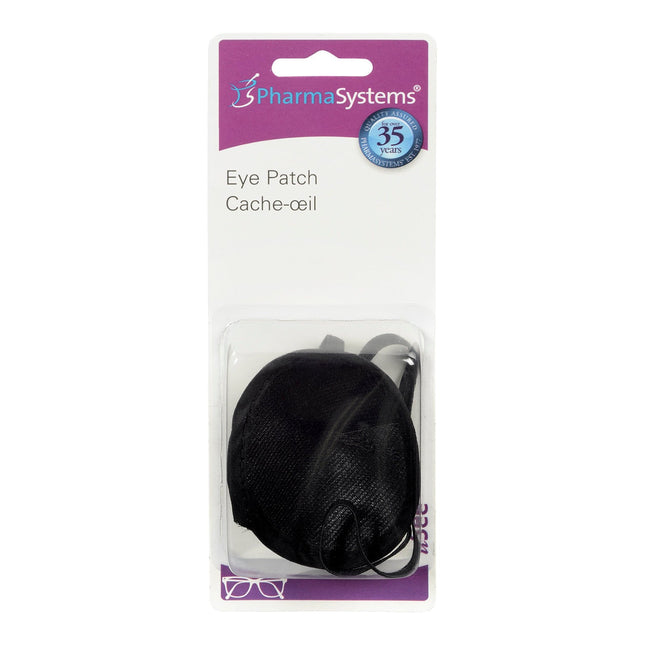 PharmaSystems Vinyl Eyepatch Black