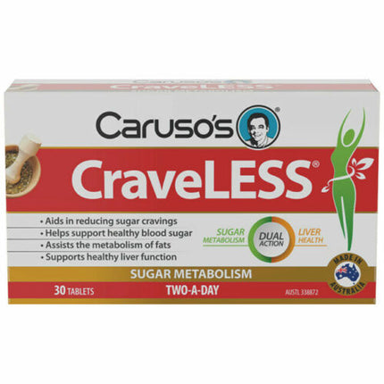 Caruso’s Craveless Tabs 30 - OhYouLuckyDuck.com.au