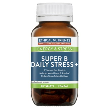 Ethical Nutrients Super B Daily Stress + 60 Tablets - OhYouLuckyDuck.com.au