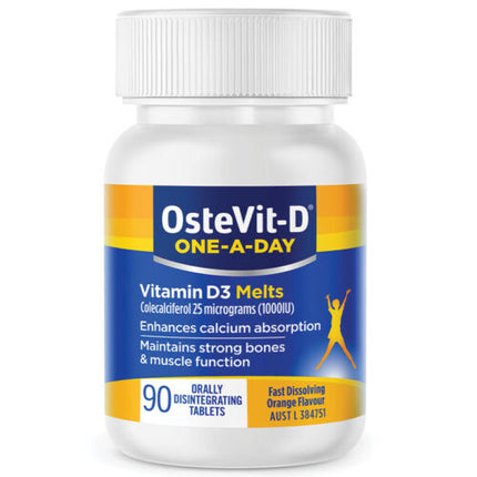 OsteVit-D 1-A-Day D3 Melts 90 - OhYouLuckyDuck.com.au
