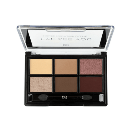 Designer Brands Mineral Eyeshadow 6 Shade Palette Coco Loco - OhYouLuckyDuck.com.au