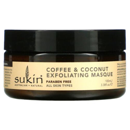 Sukin Coffee & Coconut Exfoliating Face Mask 100ml - OhYouLuckyDuck.com.au