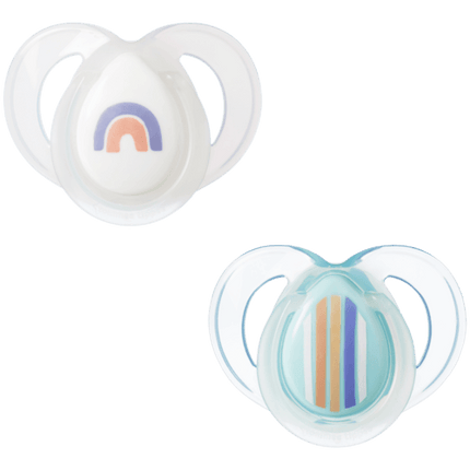 Tommee Tippee Night Time Orthodontic Soothers 6-18m 2 Pack - OhYouLuckyDuck.com.au