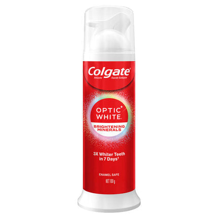 Colgate Toothpaste Optic White Pump 100g