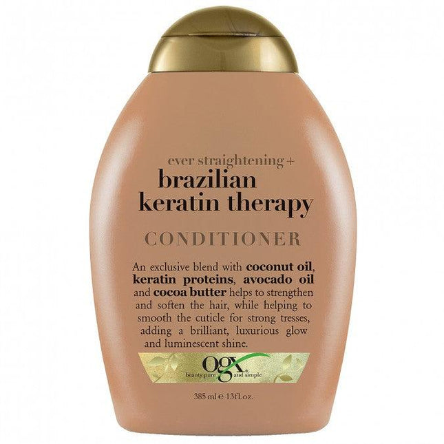 OGX Conditioner Brazilian Keratin 385ML - OhYouLuckyDuck.com.au
