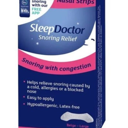 SleepDoctor Nasal Strips Large 12 Pack - OhYouLuckyDuck.com.au