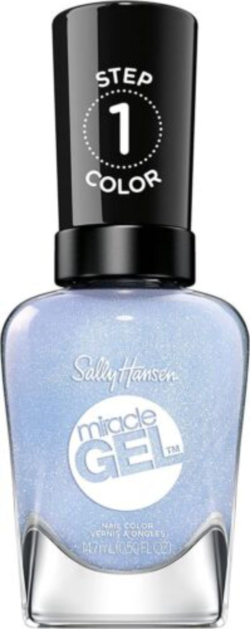Sally Hansen Miracle Gel Nail Polish 627 Blue Skies Ahead - OhYouLuckyDuck.com.au