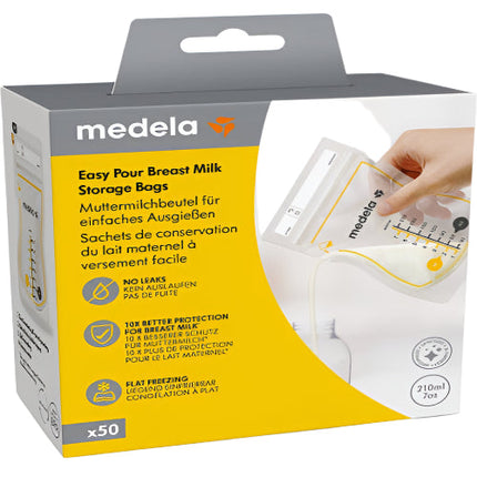 Medela Easy Pour Breast Milk Storage Bags 50PK