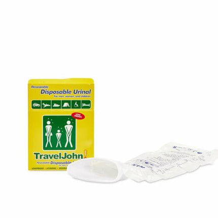 Travel John Resealable Disposable Urinal - Pack of 3 - OhYouLuckyDuck.com.au