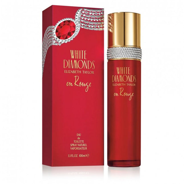 Elizabeth Taylor White Diamonds En Rouge EDT 100ML - OhYouLuckyDuck.com.au