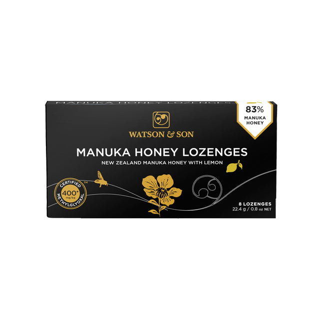 Watson & Son Manuka Honey + Lemon 8 Lozenges 22.4G