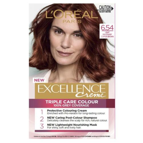 Loreal Excellence 6.54 Light Mahogany Copper Brown - OhYouLuckyDuck.com.au