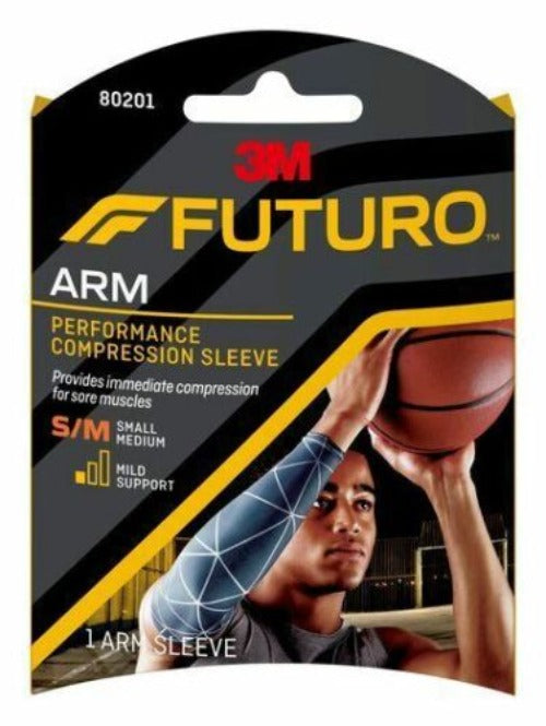 Futuro Performance Compression Arm Sleeve Small/Medium - OhYouLuckyDuck.com.au