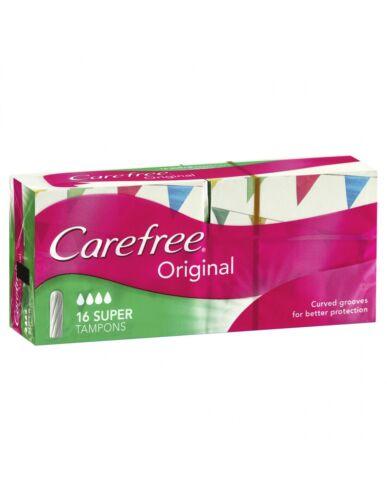 Carefree Tampons Super 16 Pack - OhYouLuckyDuck.com.au