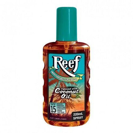 Reef Coconut Oil Spf 15+ Moisturising Oil Spray 220ml - OhYouLuckyDuck.com.au
