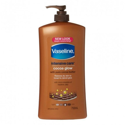 Vaseline Intensive Care Body Lotion Cocoa Glow 750mL - OhYouLuckyDuck.com.au