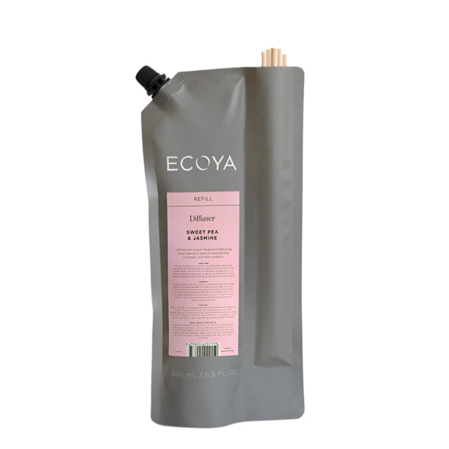 Ecoya Sweet Pea & Jasmine Diffuser Refill 200mL