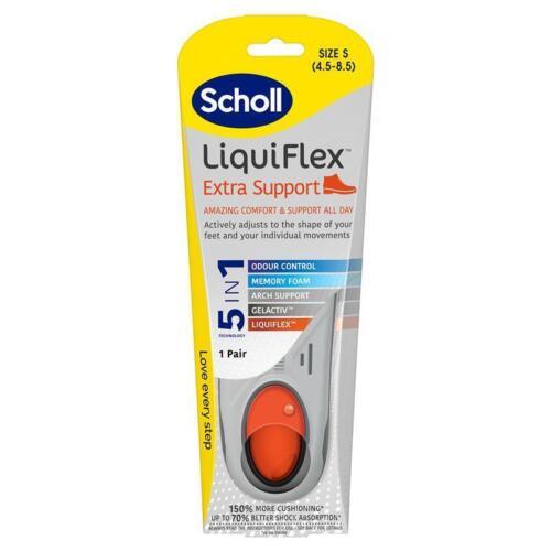 Scholl Liquiflex Insoles Extra Support Small - OhYouLuckyDuck.com.au