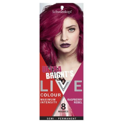Schwarzkopf Ultra Brights Live Colour Raspberry Rebel - OhYouLuckyDuck.com.au