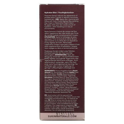 Sukin Purely Ageless Hydration Elixir 25ml - OhYouLuckyDuck.com.au