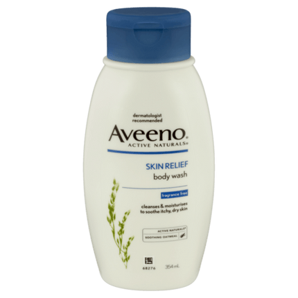 Aveeno Skin Relief Body Wash - Fragrance Free - 354mL - OhYouLuckyDuck.com.au