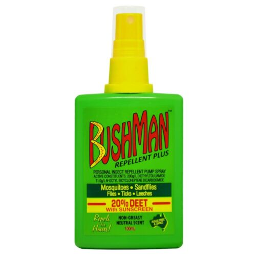 Bushman Plus Insect Repellent + Sunscreen Pump 100ml - OhYouLuckyDuck.com.au