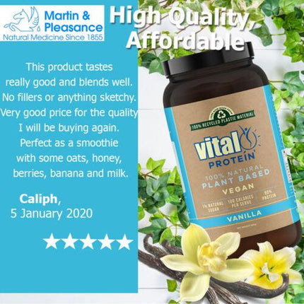 Vital Pea Protein Isolate Vanilla Powder 500g - OhYouLuckyDuck.com.au
