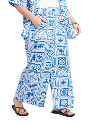 Elm Dolce Tile Pant For Women Casual Tapered Trousers Size 8