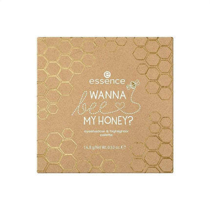 Essence Wanna Bee My Honey Eyeshadow and Highlighter Palette 01 Oh Honey Your Soul Is Golden