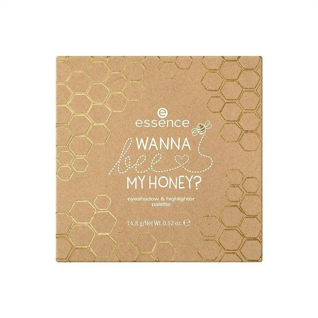Essence Wanna Bee My Honey Eyeshadow and Highlighter Palette 01 Oh Honey Your Soul Is Golden