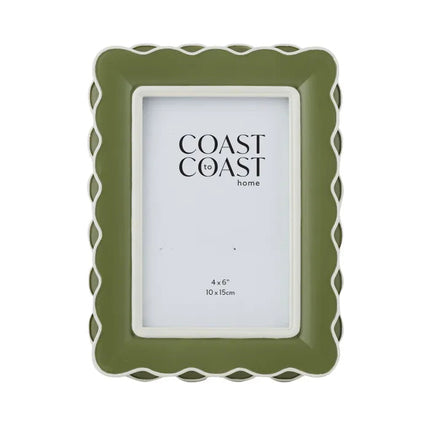 Coastal Home Payton Resin 4x6in Frame 15x20cm Olive