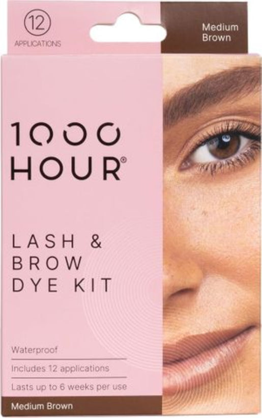 1000 Hour Lash & Brow Dye Kit Medium Brown