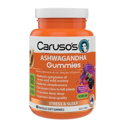 Caruso's Natural Health Ashwagandha Gummies 60 Pastilles
