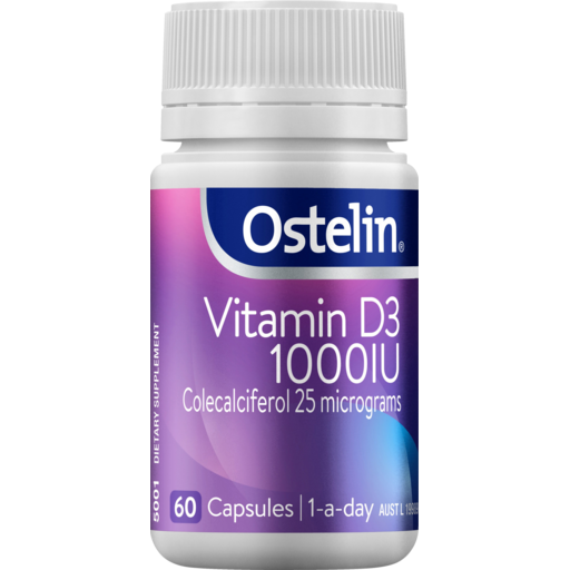 Ostelin Vitamin D and Calcium for Bone Strength and Muscle Function 250 Tablets