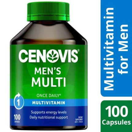 Cenovis Mens Multi 100 Capsules - OhYouLuckyDuck.com.au