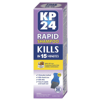 KP24 Rapid Shampoo LPF 100ML - OhYouLuckyDuck.com.au