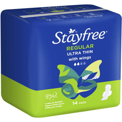 Stayfree Ultra Thin Regular Wings 14 - OhYouLuckyDuck.com.au