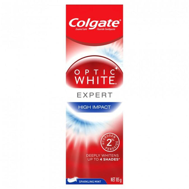 Colgate Optic White High Impact White Toothpaste 85g - OhYouLuckyDuck.com.au