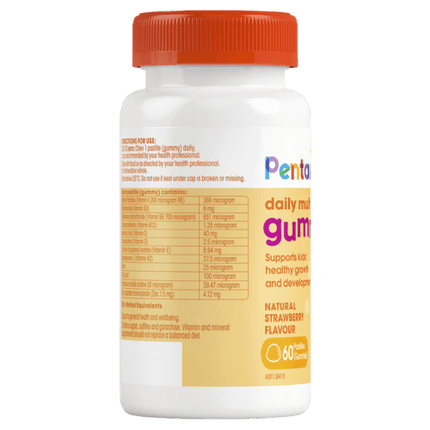 Pentavite Daily Multi Kids Gummies 60 - OhYouLuckyDuck.com.au