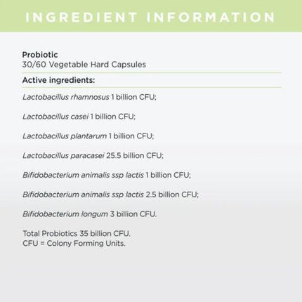 JSHEALTH Probiotic + Shelf-Stable 60 Capsules - OhYouLuckyDuck.com.au
