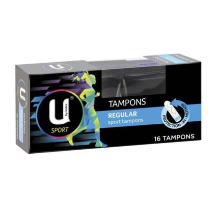 U By Kotex Sports Tampons Regular 16 - OhYouLuckyDuck.com.au