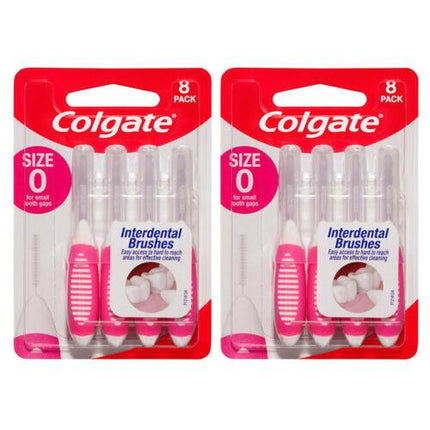 Colgate Interdental Brushes Size 0 8 Pack - OhYouLuckyDuck.com.au