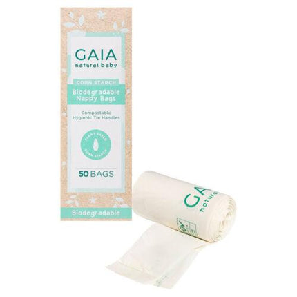 Gaia Natural Baby Biodegradable Nappy 50 Pack - OhYouLuckyDuck.com.au