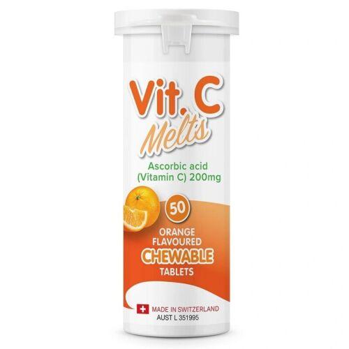 Apotex Vitamin C Melts Chewable 50 Tablets