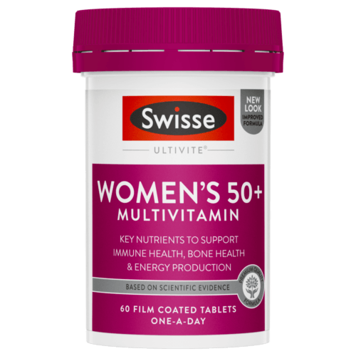 Swisse Women's Ultivite 50+ Multivitamin 60 Tablets - OhYouLuckyDuck.com.au