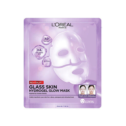 Loreal Paris Revitalift Filler Glass Skin Hydrogel Glow Mask