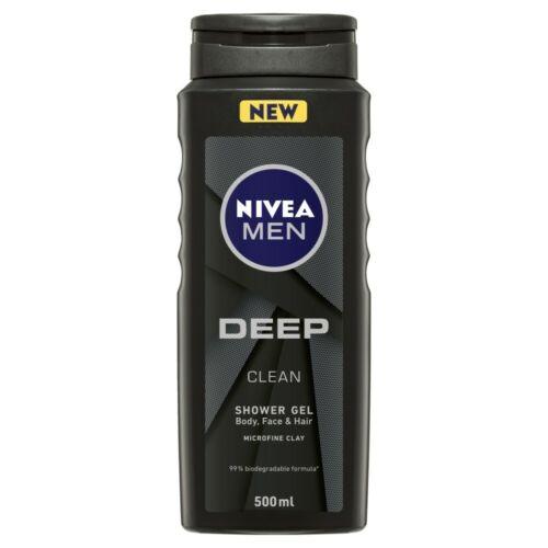 Nivea Men Deep Shower Gel 500ml - OhYouLuckyDuck.com.au