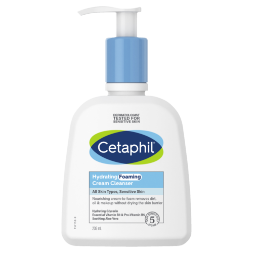 Cetaphil Hydrating Foaming Cream Cleanser 236ml - OhYouLuckyDuck.com.au
