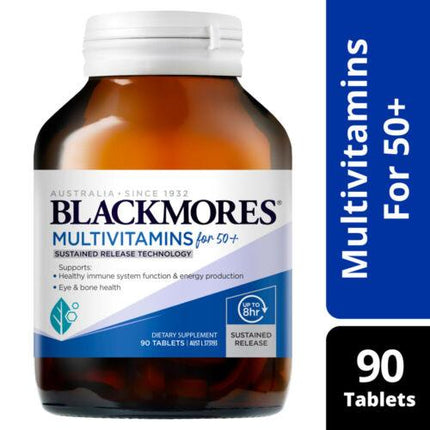 Blackmores Multivitamins for 50+ 90 Tablets - OhYouLuckyDuck.com.au