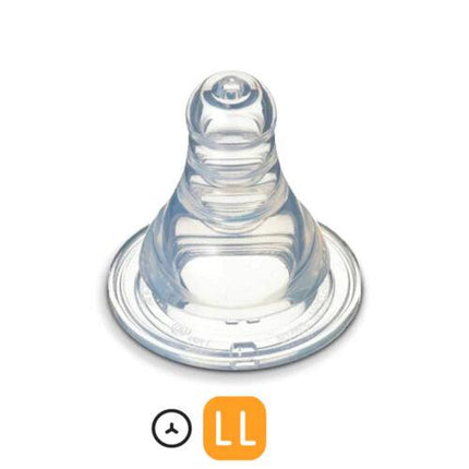 Pigeon Peristaltic Slim Teat LL 2 Pack - OhYouLuckyDuck.com.au